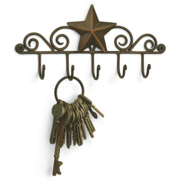New Vintage Bronze Metal Key Hook/holder House  Gift. Home Decor Storage Ideas